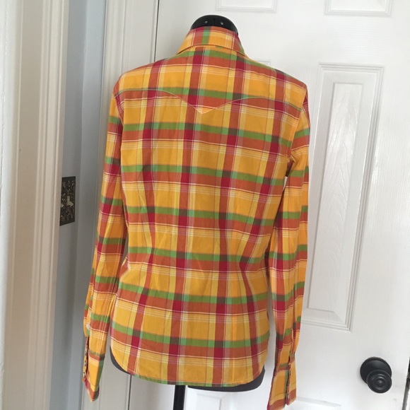 Denim & Supply Ralph Lauren Cotton Snap Front Western Shirt - Picture 6 of 11